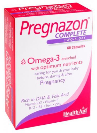 Pregnazon Complete with DHA 60 Tablets