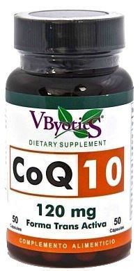 Coenzyme Q10 120 mg 50 Capsules