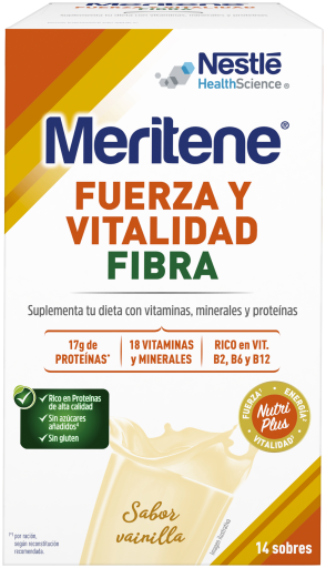 Meritene Vanilla Fiber 14x35 gr