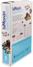 BeKomplett Crunchy Chocolate Bars 8 Units
