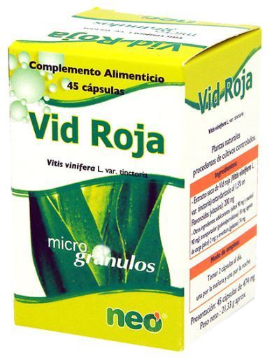 Neovital Health Red Vine Microgranules 45 Capsules