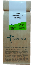 Josenea Anis Camomile Liquorice Bag of 10 envelopes.