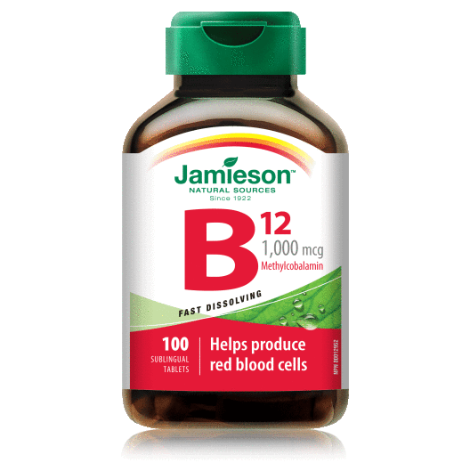 Vitamin B12 1,000 Mcg Methylcobalamin Sublingual Tablets