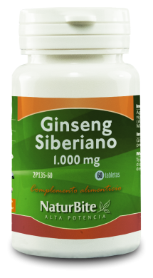 Siberian Ginseng 1000mg. 60 Comp.