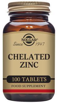 Solgar Chelated Zinc 100 Tablets