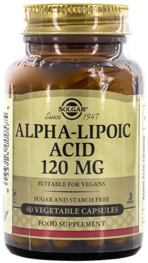 Solgar Acido Alfa Lipoico 120 mg 60 c&aacute;psulas