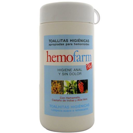Hemofarm Plus 60 Bot Wipes
