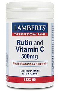 Rutin and Vitamin C 500 mg with Bioflavonoids and Hesperidin