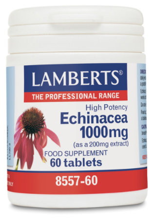 Echinacea 1000 mg plus vitamin C 40 mg and zinc 2.5 mg 60 capsules