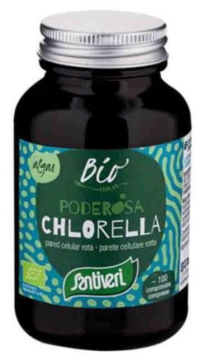 Natural Chlorella in tablets