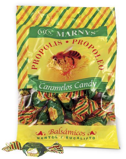 Marnys Propolis, Honey, Menthol and Eucalyptus candies 60 gr