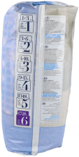 Diapers Fashion and Love Junior Size 6 from 17 to 28 kg 27 Units