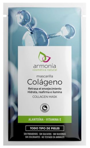Armon&iacute;a Cosm&eacute;tica Natural Collagen Mask + Allantoin + Vitamin E 12 Units