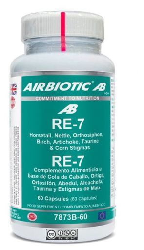 Airbiotic Re-7 Diuretic Formula and Renal Cleanser 60 Capsules