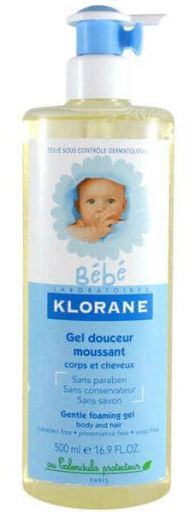 Klorane Baby Body and Hair Gel 500ml