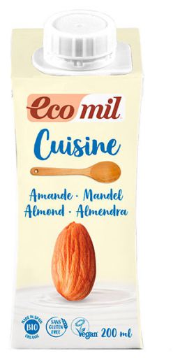 Ecological cream for cooking Almond 200 ml