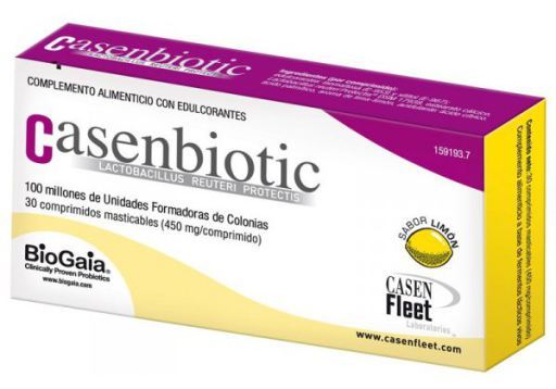 Casen Biotic Lemon 30 Chewable Tablets