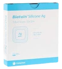 Biatain Silver Adh Dressing 15 x 15 cm