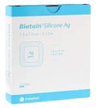 Biatain Silver Adh Dressing 15 x 15 cm