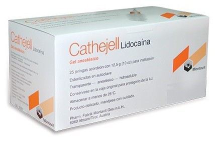Cathejell Lidocaine Gel 25 Syringe 12.5 Gr