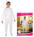 Sanitized Anti-Diaper Pajamas Full Length White S