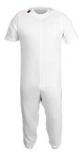 Sanitized Anti-Diaper Pajamas Full Length White XL