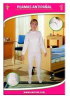 Sanitized Anti-Diaper Pajamas Long Short Sleeve White S