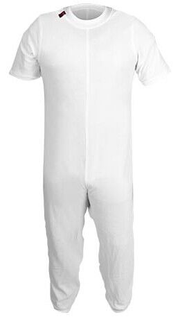 Sanitized Anti-Diaper Pajamas Long Short Sleeve White S