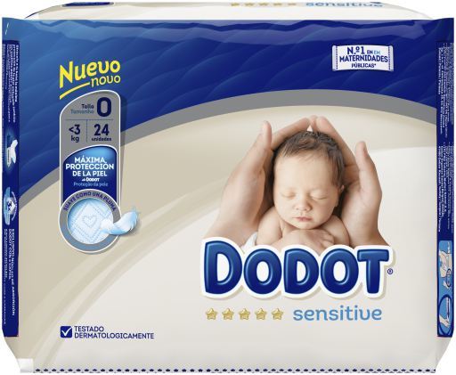 Dodot Sensitive Rn T0 24 pcs