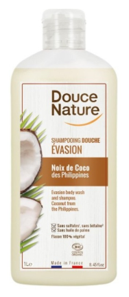 Douce Nature Coconut Shampoo-Shower Gel 1 L