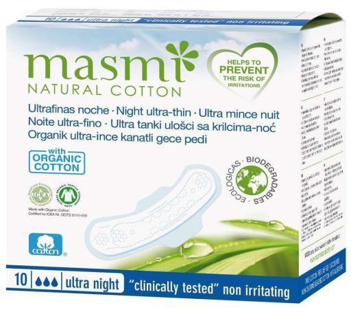 Masmi Ultrafine Night Pads with Wings 10 units