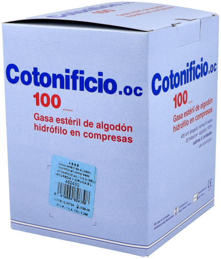 Sterile Gauze Compress 100 Units Cotonificio