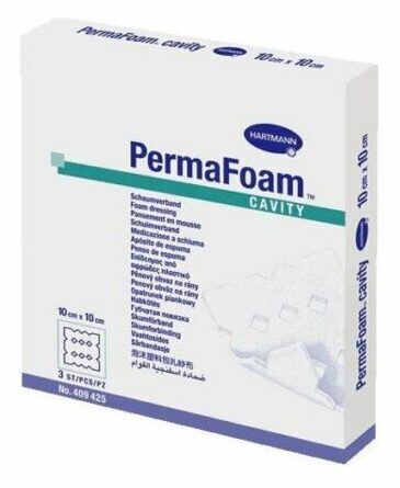 Hartmann Permafoam Dressing 10x10 cm 3 Units