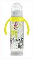Bunny Half Moon Bottle with Yellow Handles 330 ml