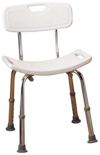 Bath bench with backrest