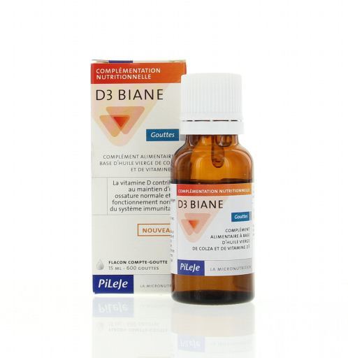 Pileje D3 Biane Solution 15 ml 600 Drops