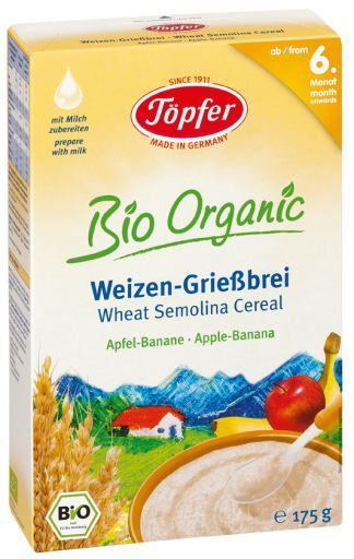 Porridge of Cereals with Apple and Banana Bio 175 gr