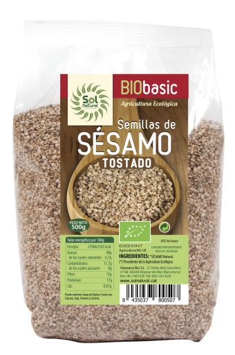 Sol Natural Toasted sesame seeds Bio 500 gr