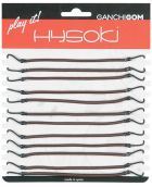 Rubber Hook (Cardboard 12 U) Brown