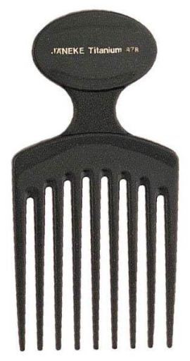 Titanium Afro Comb 878