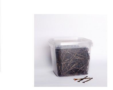 Invisible Hair Pin Black 55mm