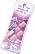 French Manicure Click & Go Nails U&ntilde;as Artificiales 12 uds