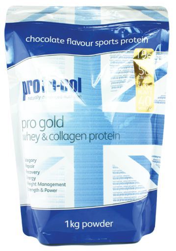 Pro Gold Whey and Protein Powder Chocolate Flavor 1 Kg