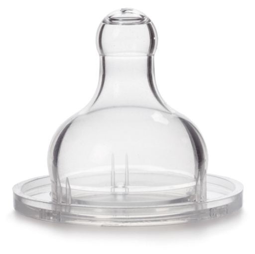 Silicone Teat Wide Mouth 3 Positions 2 pcs