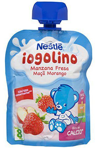 Iogolino sachets Apple and Strawberry 90 gr