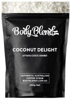 Coconut Delight Natural Body Scrub 200 gr