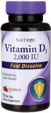 Vitamin D3 Fast Dissolve 2000Iu 90 Tablets
