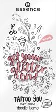 Get On Glitter On! Body Tattoos 01 Doodle Bomb 95 pieces