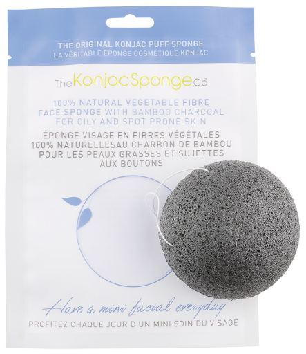Facial Puff Konjac Sponge Bamboo Charcoal