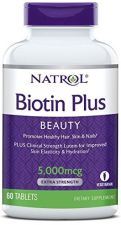 Biotin Plus 5000 mcg 60 Tablets